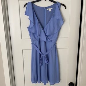 Blue Ruffle Dress
